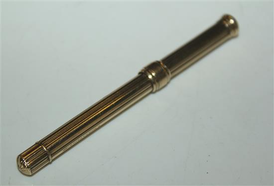 Samson Mordan gold propelling pencil